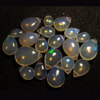 20pcs Full Blue Transeparent Truly Awesome High quality Ethiopian Opal Smooth Polished Pear Briolett size 3x5 -7x10 mm approx really stunning quality